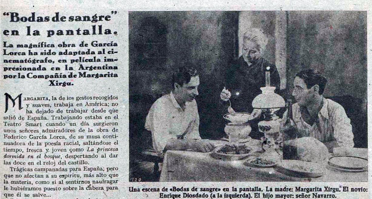 Inmune al paso del tiempo. Bodas de Sangre y sus adaptaciones cinematográficas