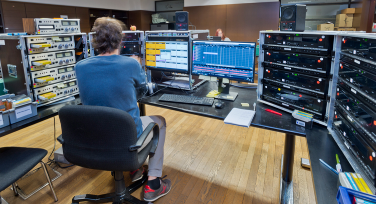 Puesto de digitalización de audio