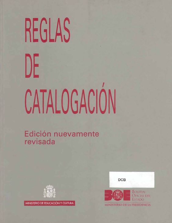Reglas de catalogación