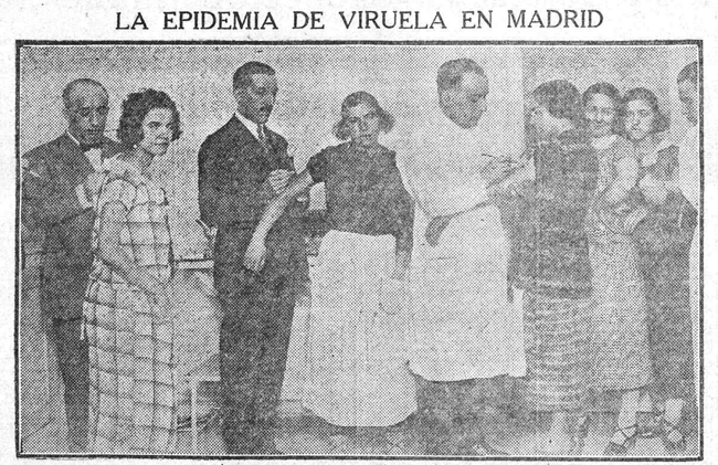 Vacunación en la Asociación de la Prensa de Madrid, en el diario El Sol