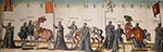 Procesión fúnebre del emperador Carlos V. Según dibujo de Hieronymus Cock, grabada por los hermanos Johan y Lucas Doetecum, 1559