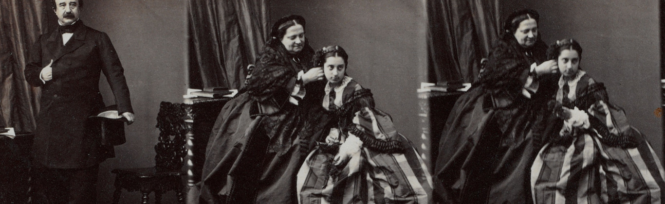 Fotografía La reine Marie Christine, le duc de Riansares et leur fille Marie Christine