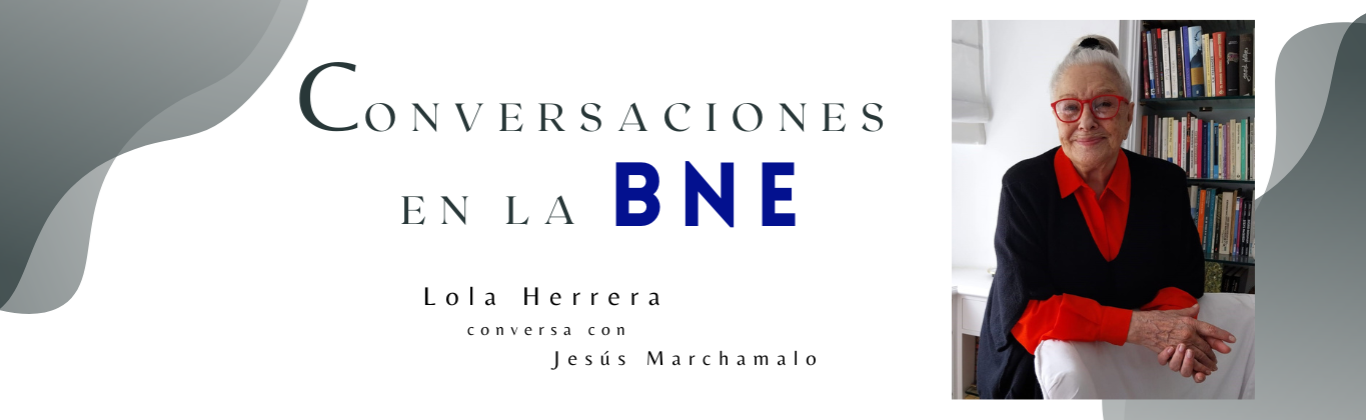 Portada del acto con Lola Herrera