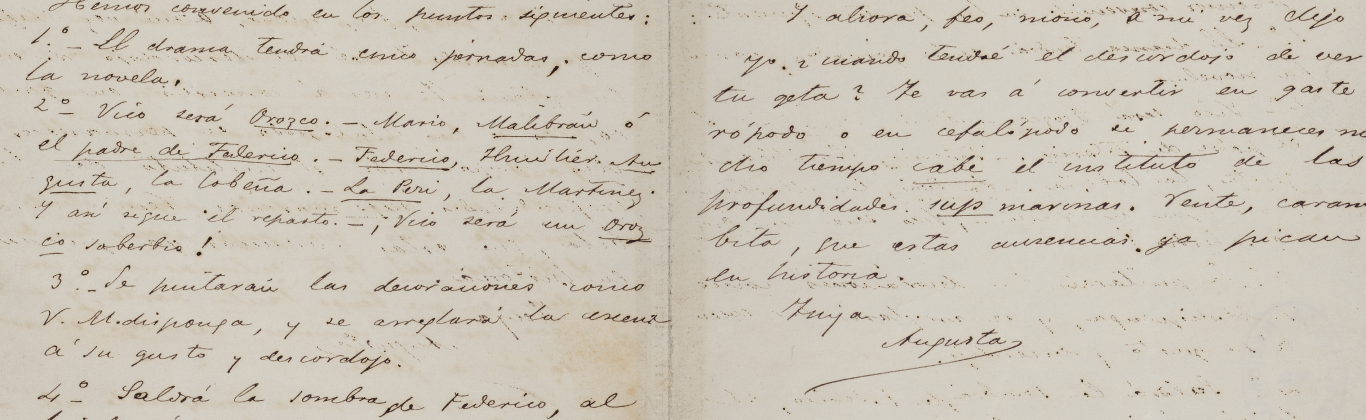 [Cartas y tarjeta], a Benito Pérez Galdós / Emilia P. Bazán, entre 1881 y 1890?