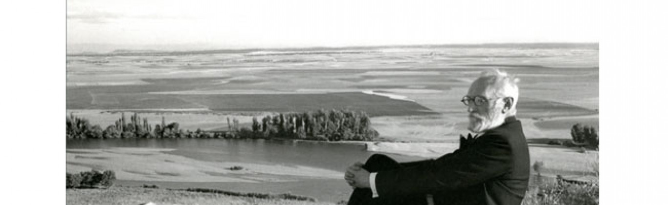 Miguel de Unamuno La Flecha Julio de 1934, Fotografía del Archivo José Suárez. CMU,109,1064,001
