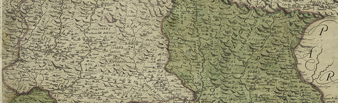 Aragón de Ioan Baptista Lavaña [Material cartográfico] : Dedicada a los illustrissimos Señores Diputados del Reyno de Aragón…