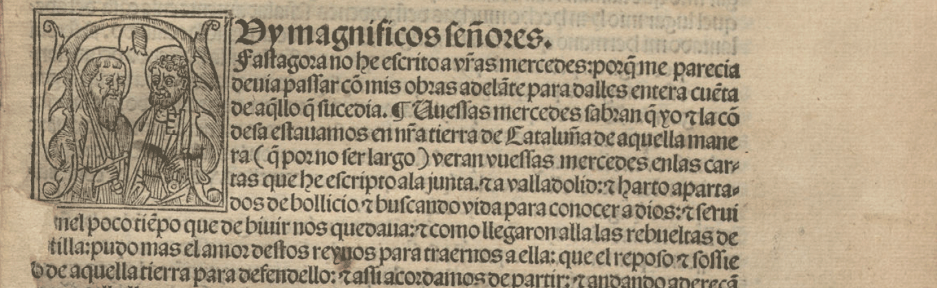 Carta que el muy yllustre señor Almirante de Castilla embio a la muy noble y muy mas leal ciudad de Seuilla