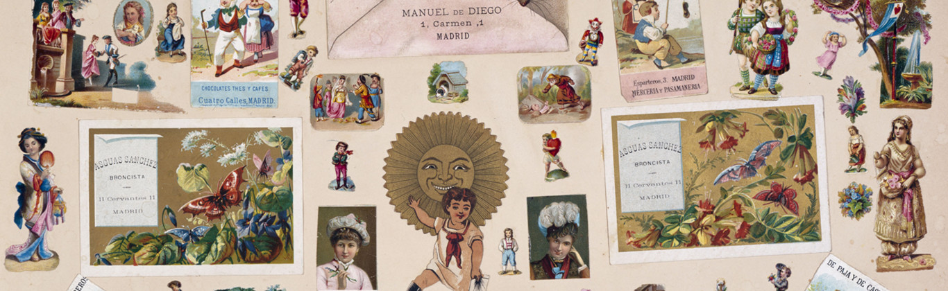 [Album de cromos de Enriqueta Sanfíz, 1885]