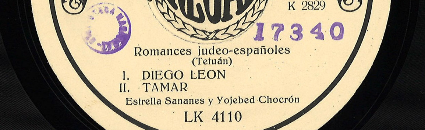 Disco de Romances judeo españoles :[de] Tetuán
