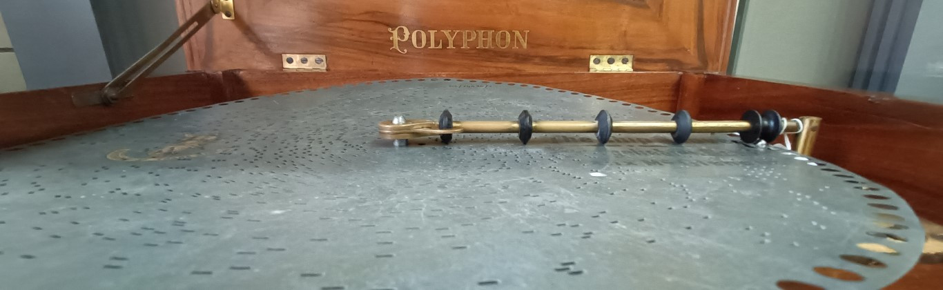Fotografía de la caja musical Polyphon