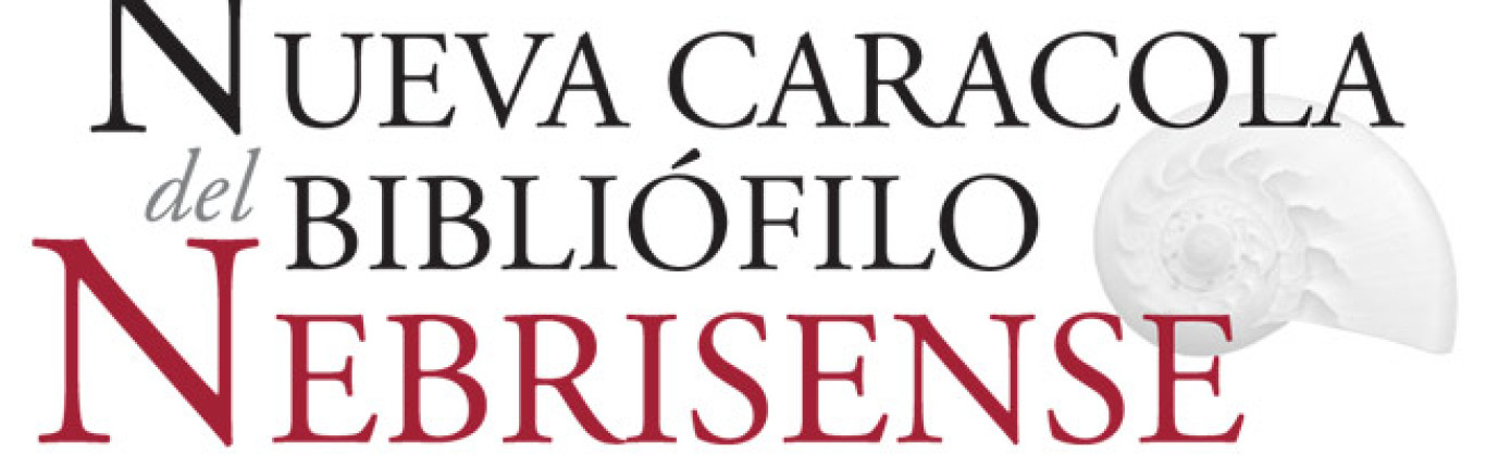 Nueva caracola del bibliófilo nebrissense