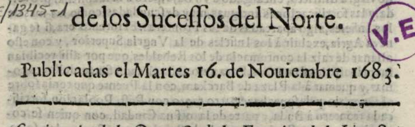Nuevas ordinarias de los sucesos del Norte