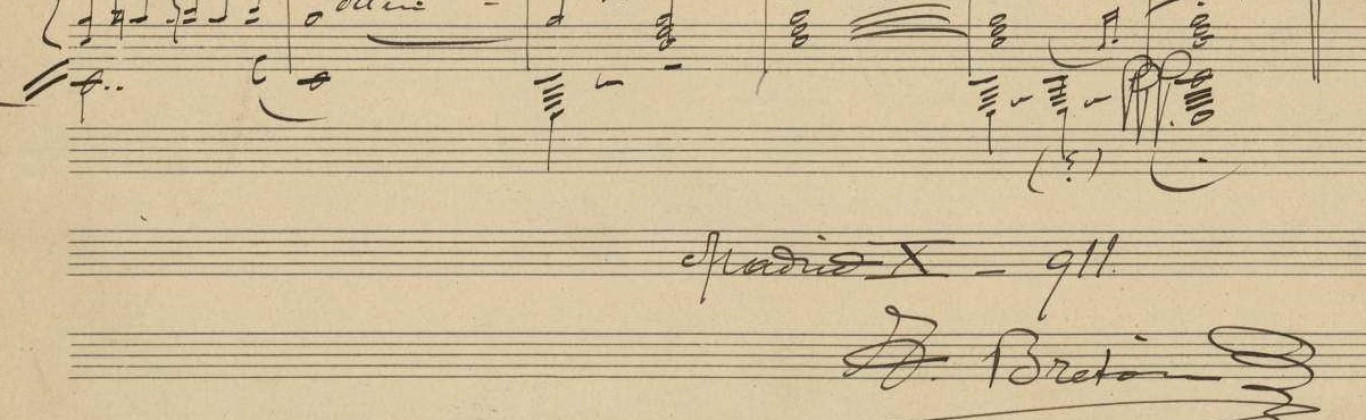 Imagen manuscrito del coloquio