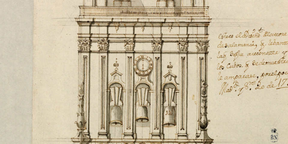 [Proyecto para reforzar el fuste de la torre de la catedral de Salamanca]