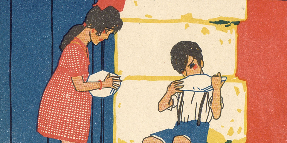 Ilustración de Juanito y Margarita