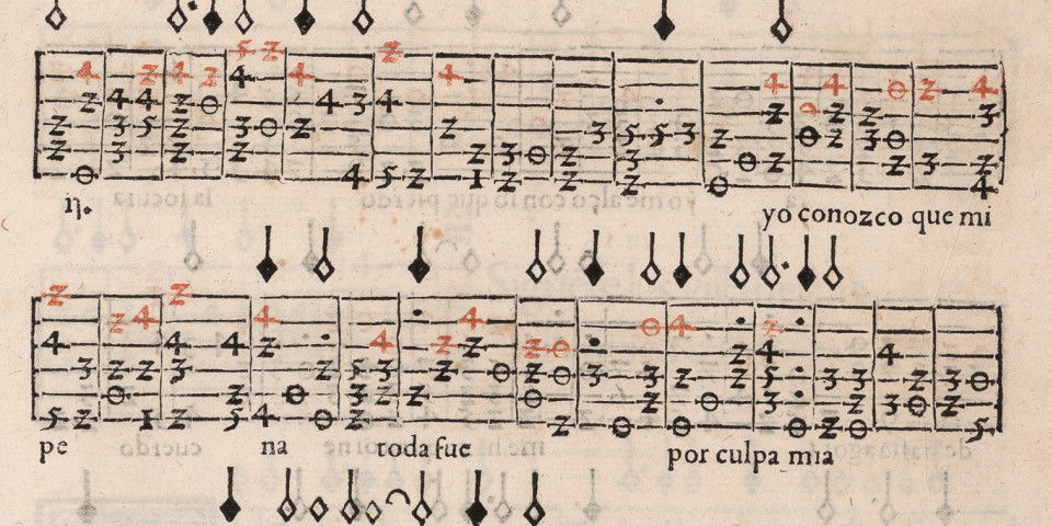 Libro de Música para vihuela intitulado Orphenica lyra