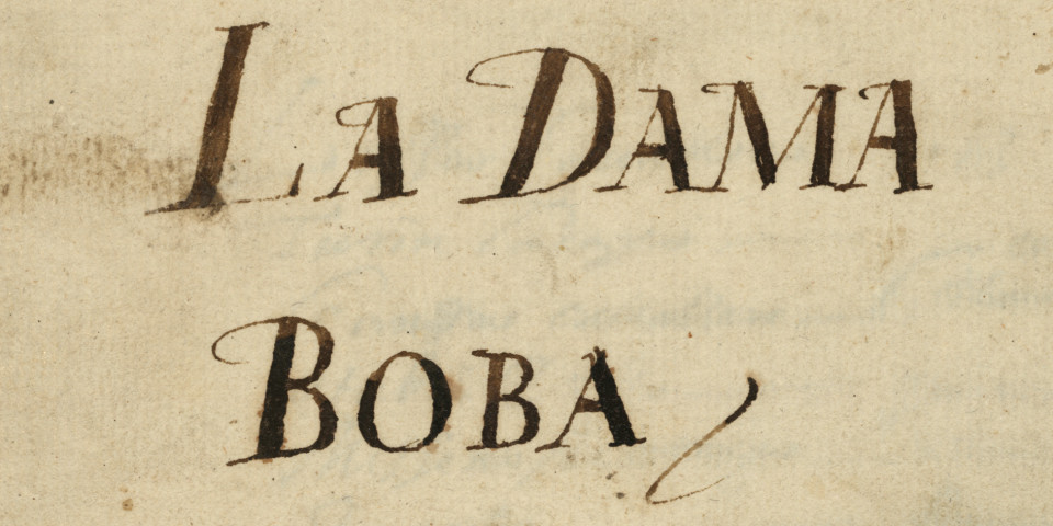 La dama boba