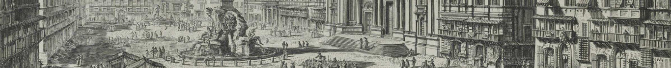 Veduta di Piazza Navona sopra le rovine del Circo Agonale