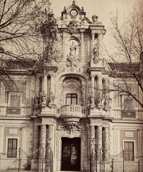 Fotografía Sevilla, portada principal del palacio de San Telmo