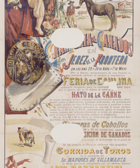 Cartel de la Gran Feria de ganados