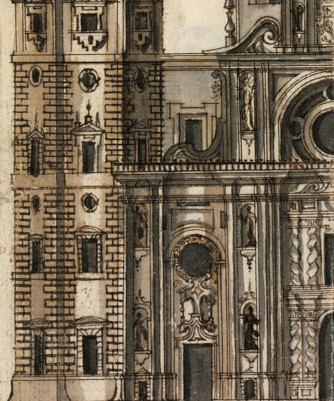 [Proyecto para la fachada de la Catedral de Cádiz]
