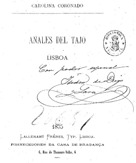 Obra Anales del Tajo:Lisboa