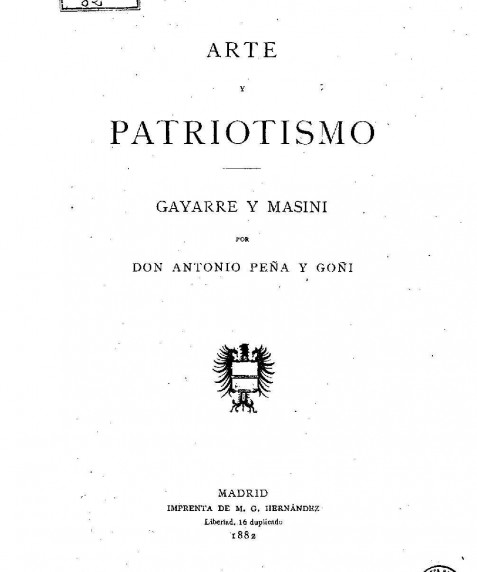 Arte y patriotismo: Gayarre y Masini