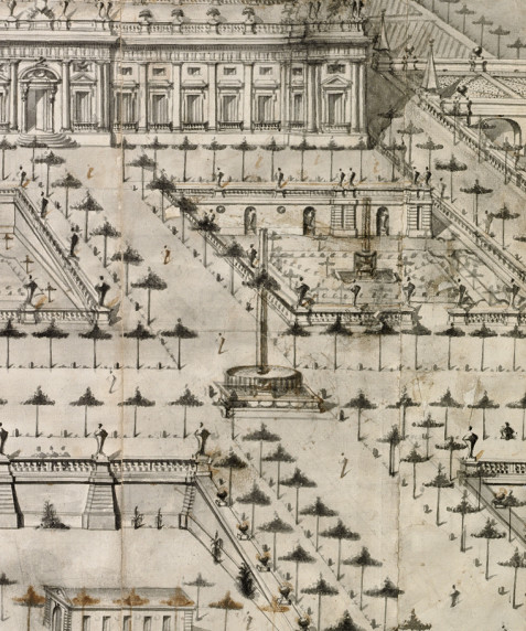 [Proyectos para jardines de un palacio real]