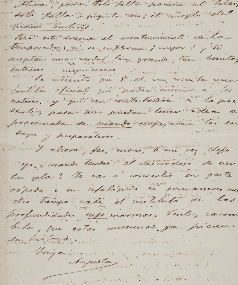 [Cartas y tarjeta], a Benito Pérez Galdós / Emilia P. Bazán, entre 1881 y 1890?