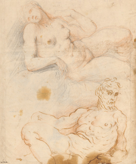 Estudios del Crepúsculo y la Aurora de Miguel Ángel en las capillas de los Medici