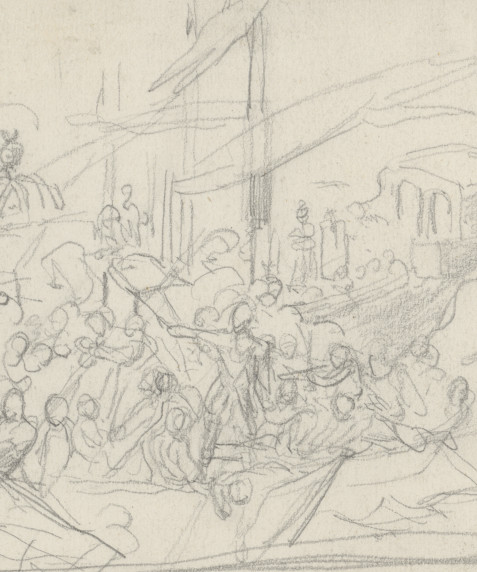 Cervantes en el combate de Lepanto