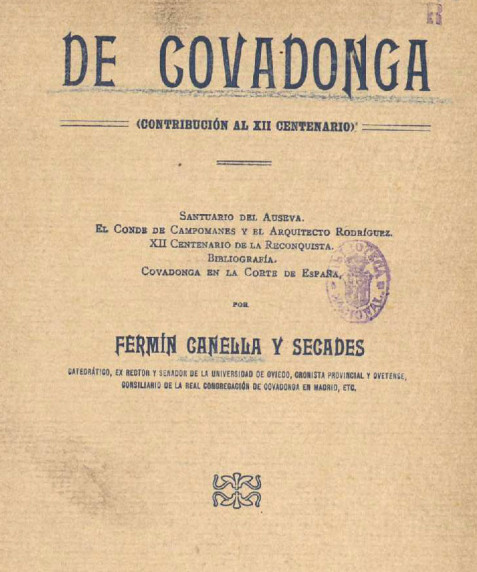 De Covadonga xii centenario