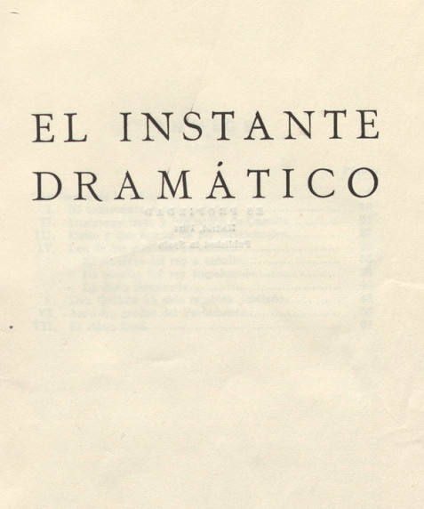 El instante dramático