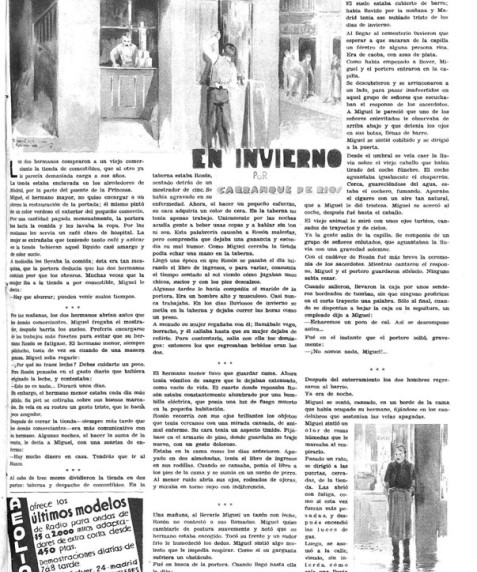 El invierno (18 de febrero de 1933). En Estampa, p. 37