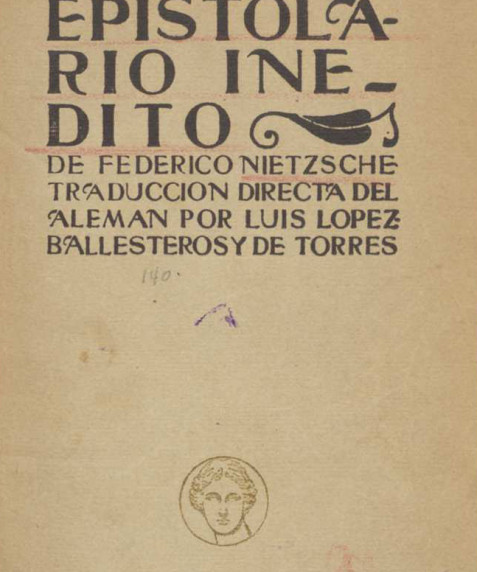 Epistolario inédito de Federico Nietzsche