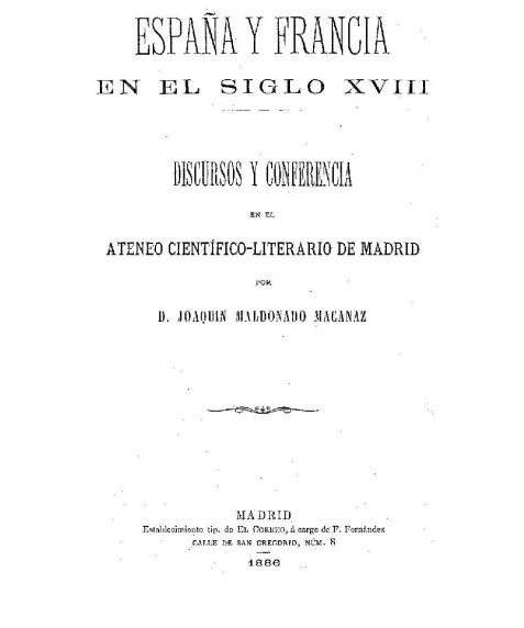España y Francia en el siglo XVIII