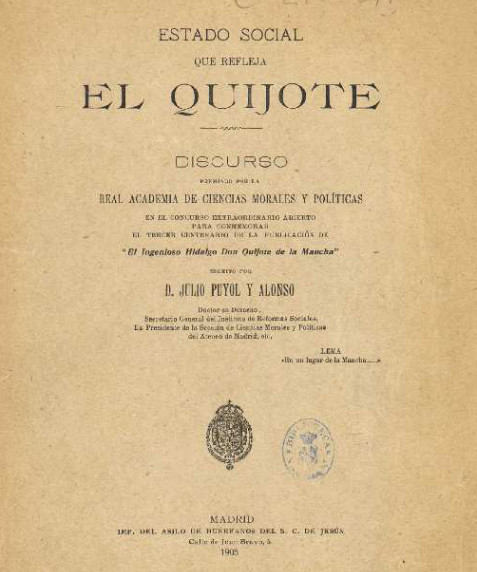 Estado social que refleja el Quijote