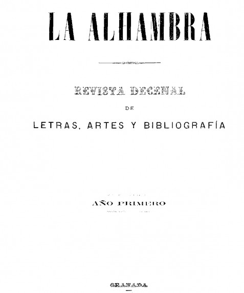 La Alhambra Granada 1884