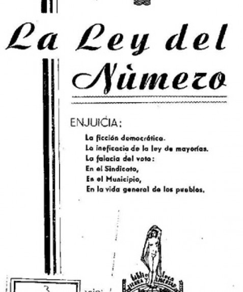 La ley del número / Ricardo Mella
