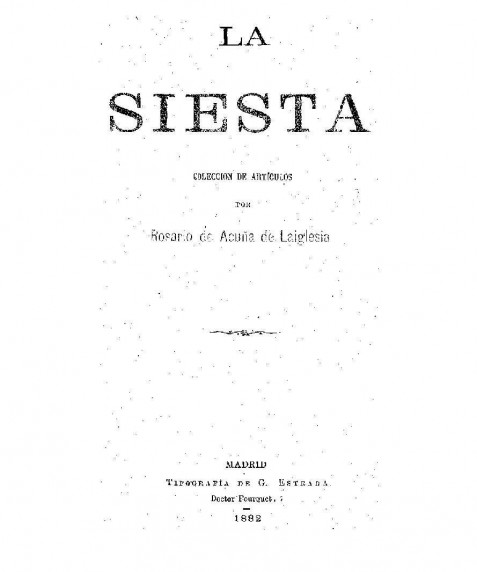 La siesta