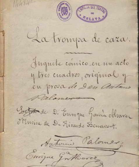 Enrique García Álvarez. La trompa de caza