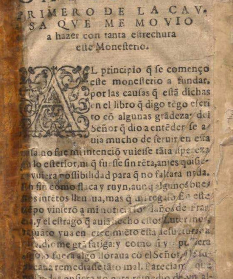 [Libro llamado Camino de perfecion ... Libro llamado Castillo interior o Las Moradas ...]
