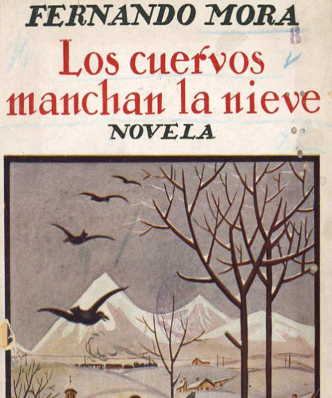 Los cuervos manchan la nieve