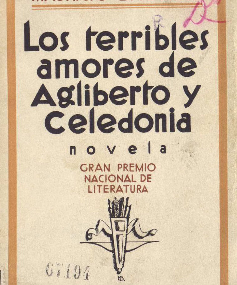 Portada de la obra Los terribles amores de Agliberto y Celedonia