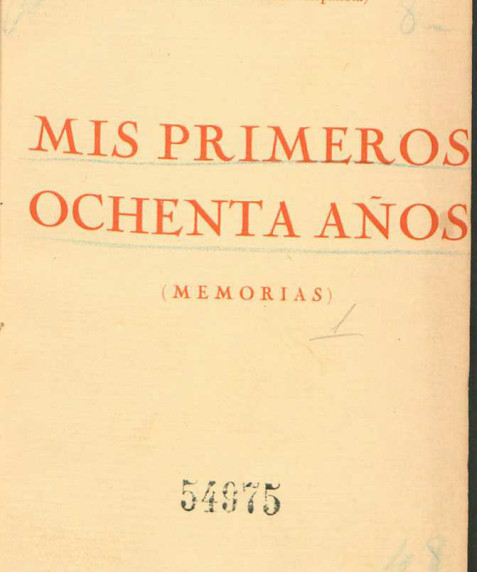 Mis primeros ochenta años. Emilio Gutiérrez Gamero