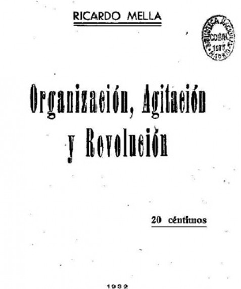 Organización, agitación y revolución / Ricardo Mella