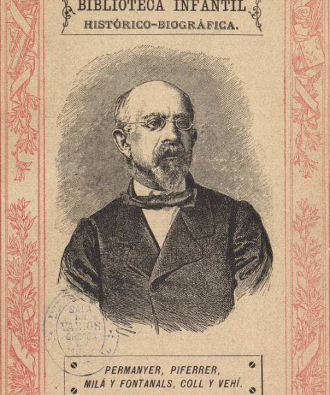 Permanyer, Piferrer, Milá y Fontanals, Coll y Vehi cuadros biográficos trazados por D. Antonio Rubió y Lluch