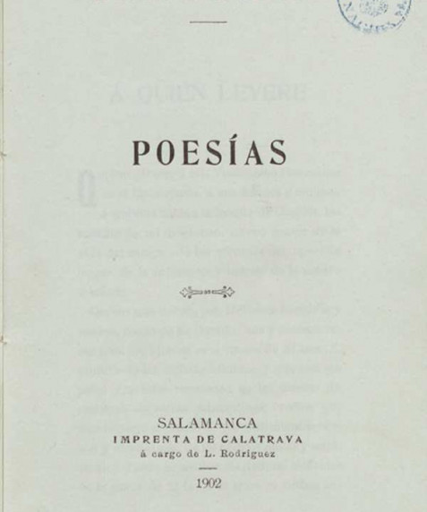 Portada de Poesías