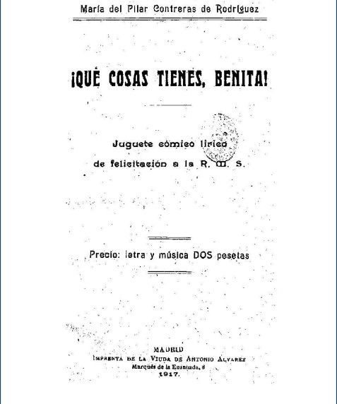¡Qué cosas tienes, Benita!