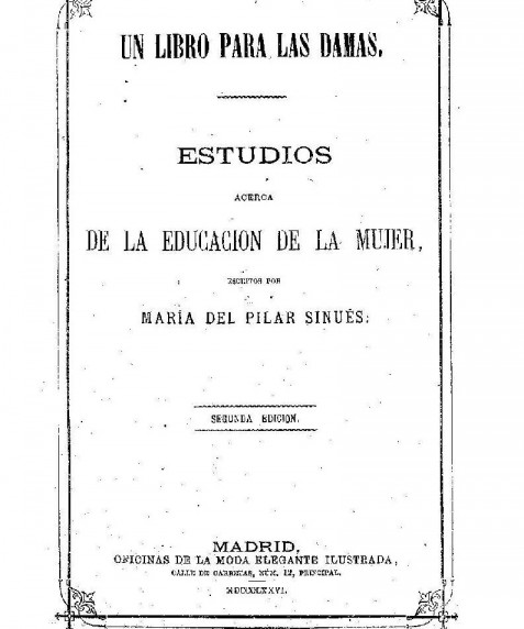 Un libro para las damas :estudios acerca de la educación de la mujer